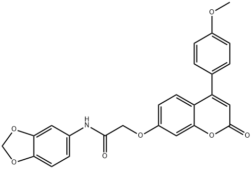 442652-88-2 N-(1,3-benzodioxol-5-yl)-2-[4-(4-methoxyphenyl)-2-oxochromen-7-yl]oxyacetamide