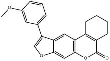 10-(3-methoxyphenyl)-1,2,3,4-tetrahydro-[1]benzofuro[6,5-c]isochromen-5-one Structure