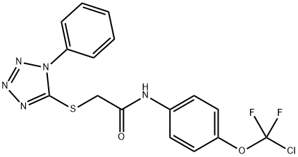 447456-09-9 N-[4-[chloro(difluoro)methoxy]phenyl]-2-(1-phenyltetrazol-5-yl)sulfanylacetamide