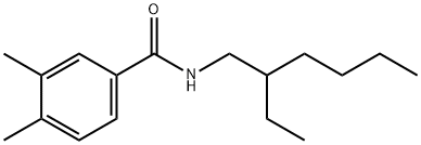 N-(2-ethylhexyl)-3,4-dimethylbenzamide Structure