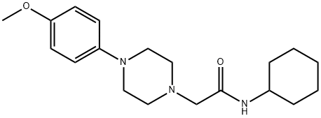 N-cyclohexyl-2-[4-(4-methoxyphenyl)piperazin-1-yl]acetamide|