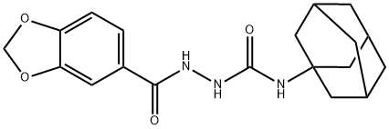 496017-73-3 1-(1-adamantyl)-3-(1,3-benzodioxole-5-carbonylamino)urea