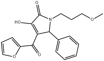 3-(furan-2-carbonyl)-4-hydroxy-1-(3-methoxypropyl)-2-phenyl-2H-pyrrol-5-one|4-(呋喃-2-羰基)-3-羟基-1-(3-甲氧基丙基)-5-苯基-1,5-二氢-2H-吡咯-2-酮