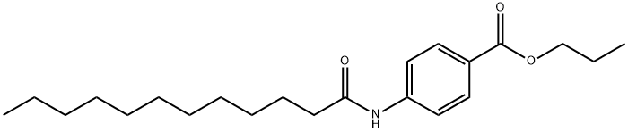 propyl 4-(dodecanoylamino)benzoate Struktur