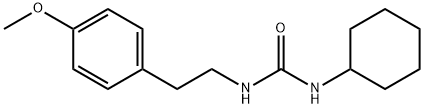 1-cyclohexyl-3-[2-(4-methoxyphenyl)ethyl]urea,540794-86-3,结构式