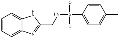 N-(1H-benzimidazol-2-ylmethyl)-4-methylbenzenesulfonamide,54220-73-4,结构式