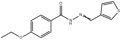 4-ethoxy-N-[(E)-thiophen-3-ylmethylideneamino]benzamide Structure