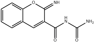 N-carbamoyl-2-iminochromene-3-carboxamide Structure