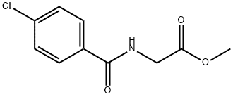 methyl 2-[(4-chlorobenzoyl)amino]acetate Structure