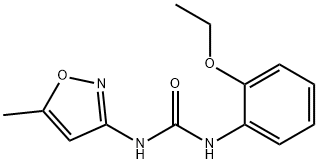 1-(2-ethoxyphenyl)-3-(5-methyl-1,2-oxazol-3-yl)urea Structure