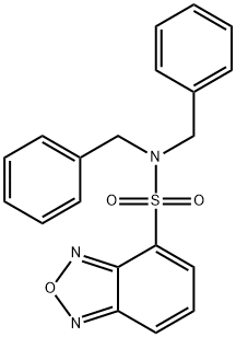 N,N-dibenzyl-2,1,3-benzoxadiazole-4-sulfonamide Structure