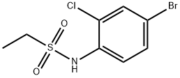 N-(4-bromo-2-chlorophenyl)ethanesulfonamide Structure