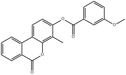 (4-methyl-6-oxobenzo[c]chromen-3-yl) 3-methoxybenzoate|