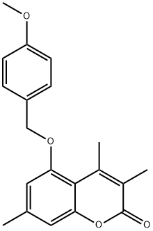 670245-42-8 5-[(4-methoxyphenyl)methoxy]-3,4,7-trimethylchromen-2-one