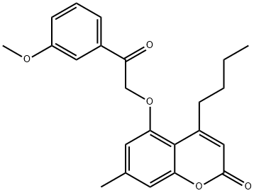 670245-87-1 4-butyl-5-[2-(3-methoxyphenyl)-2-oxoethoxy]-7-methylchromen-2-one