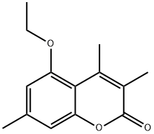 5-ethoxy-3,4,7-trimethylchromen-2-one 结构式