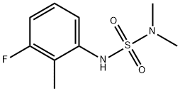 1-(dimethylsulfamoylamino)-3-fluoro-2-methylbenzene 结构式