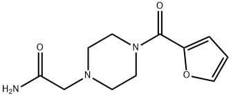 2-[4-(furan-2-carbonyl)piperazin-1-yl]acetamide Structure