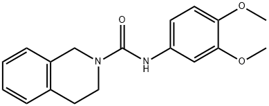 N-(3,4-dimethoxyphenyl)-3,4-dihydro-1H-isoquinoline-2-carboxamide Structure