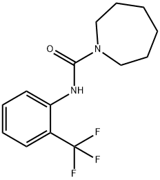 N-[2-(trifluoromethyl)phenyl]azepane-1-carboxamide Struktur