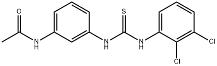 N-[3-[(2,3-dichlorophenyl)carbamothioylamino]phenyl]acetamide Structure