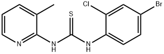 708233-45-8 1-(4-bromo-2-chlorophenyl)-3-(3-methylpyridin-2-yl)thiourea