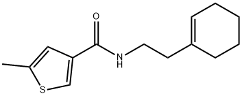 N-[2-(cyclohexen-1-yl)ethyl]-5-methylthiophene-3-carboxamide Structure