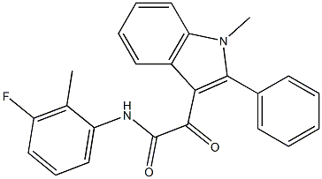 727681-12-1 N-(3-fluoro-2-methylphenyl)-2-(1-methyl-2-phenylindol-3-yl)-2-oxoacetamide