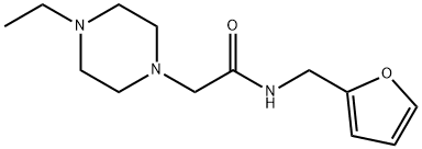 2-(4-ethylpiperazin-1-yl)-N-(furan-2-ylmethyl)acetamide Structure