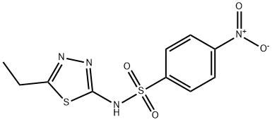 N-(5-ethyl-1,3,4-thiadiazol-2-yl)-4-nitrobenzenesulfonamide Structure