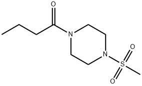 1-(4-methylsulfonylpiperazin-1-yl)butan-1-one Structure