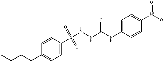 1-[(4-butylphenyl)sulfonylamino]-3-(4-nitrophenyl)urea Structure