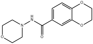 N-morpholin-4-yl-2,3-dihydro-1,4-benzodioxine-6-carboxamide Structure