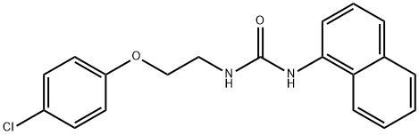 850136-09-3 1-[2-(4-chlorophenoxy)ethyl]-3-naphthalen-1-ylurea