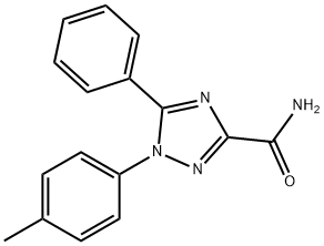 1-(4-methylphenyl)-5-phenyl-1,2,4-triazole-3-carboxamide Struktur