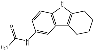 6,7,8,9-tetrahydro-5H-carbazol-3-ylurea 化学構造式