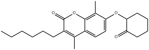 3-hexyl-4,8-dimethyl-7-(2-oxocyclohexyl)oxychromen-2-one|