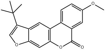 10-tert-butyl-3-methoxy-[1]benzofuro[6,5-c]isochromen-5-one Structure