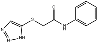 N-phenyl-2-(2H-triazol-4-ylsulfanyl)acetamide Structure