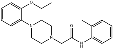 2-[4-(2-ethoxyphenyl)piperazin-1-yl]-N-(2-methylphenyl)acetamide Structure