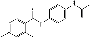 N-(4-acetamidophenyl)-2,4,6-trimethylbenzamide Structure