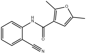 N-(2-cyanophenyl)-2,5-dimethylfuran-3-carboxamide Structure