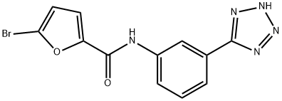 5-bromo-N-[3-(2H-tetrazol-5-yl)phenyl]furan-2-carboxamide Structure