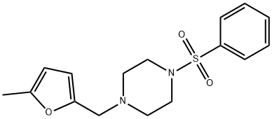 886632-40-2 1-(benzenesulfonyl)-4-[(5-methylfuran-2-yl)methyl]piperazine