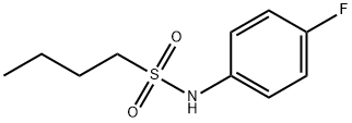 N-(4-fluorophenyl)butane-1-sulfonamide Structure