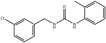 1-[(3-chlorophenyl)methyl]-3-(2-methylphenyl)urea Structure