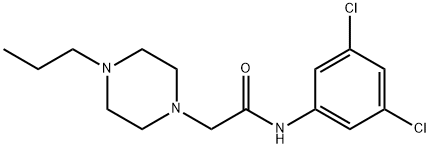 N-(3,5-dichlorophenyl)-2-(4-propylpiperazin-1-yl)acetamide Structure