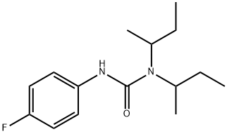 1,1-di(butan-2-yl)-3-(4-fluorophenyl)urea 结构式