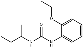 1-butan-2-yl-3-(2-ethoxyphenyl)urea 化学構造式