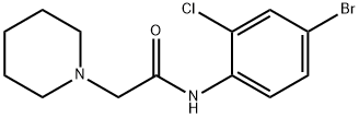 N-(4-bromo-2-chlorophenyl)-2-piperidin-1-ylacetamide|